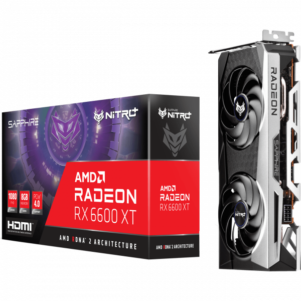 --Sapphire AMD Radeon RX 6600 XT Nitro OC Gaming 8GB DDR6