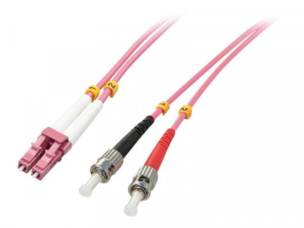 Lindy LWL Duplexkabel LC/ST OM4 3m 50/125æm Multimode