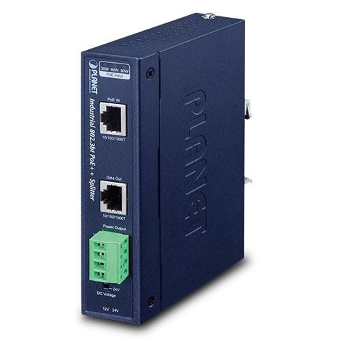 PLANET Industrial 1-Port 802.3bt PoE++ Splitter