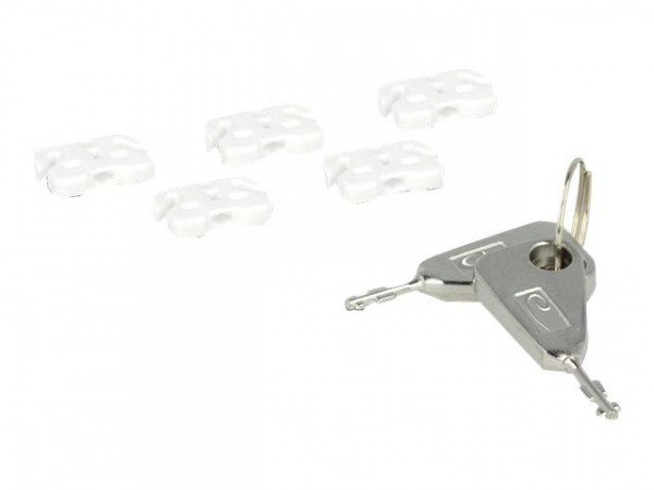 USB Port Blocker Delock für USB A Buchsen 5er Set