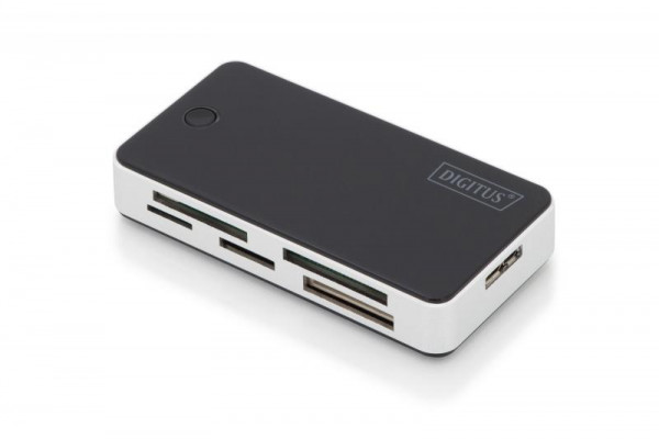 DIGITUS Card Reader gängige Karten,USB3.0, schwarz-silber