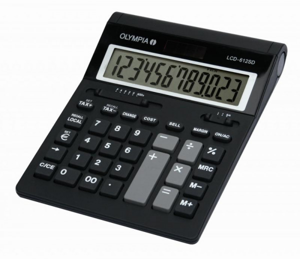 Olympia Taschenrechner LCD-612 SD