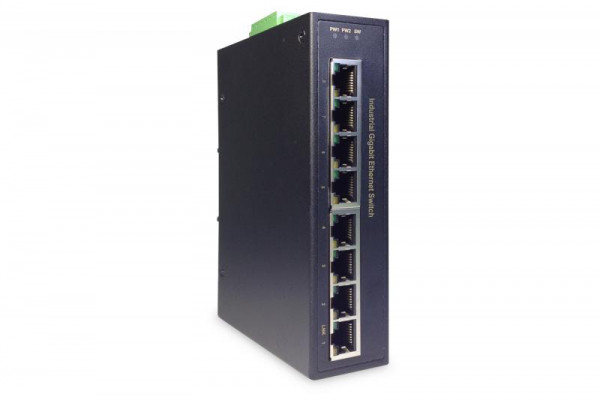 DIGITUS Switch 8Port Gigabit Industrie