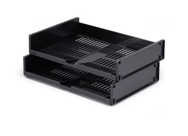 DURABLE OPTIMO Briefablageschale A4 quer anthrazit
