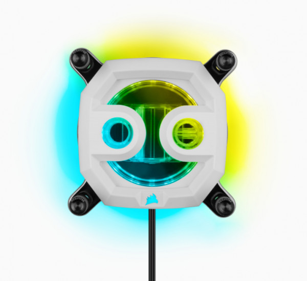 Corsair CPU water block, XC7 RGB PRO White