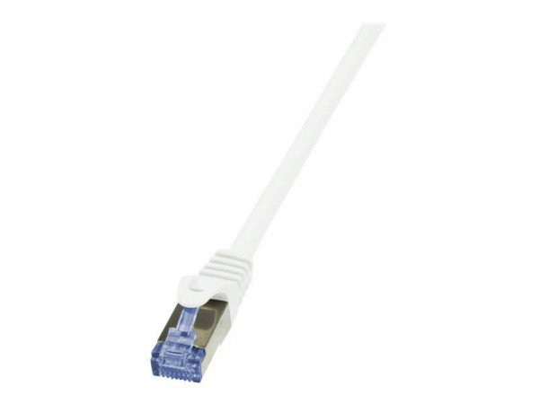 Logilink Patchkabel mit Cat7-Rohk. Primel. S/FTP weiß 0,50m