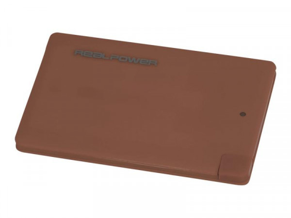 Powerbank RealPower PB2500 2500mAh marsala