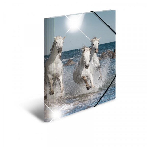 HERMA Sammelmappe A4 Glossy Pferd Polypropylen