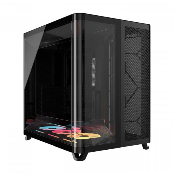 CORSAIR Geh Midi AIR 5400 LX-R LINK Tempered Glass Black