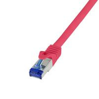 Logilink Patchkabel Ultraflex, Cat.6A, S/FTP, rot, 0,5 m