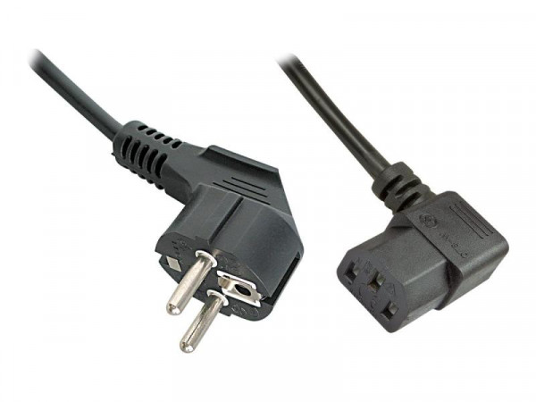 Lindy IEC-Netzkabel abgewinkelt 5m