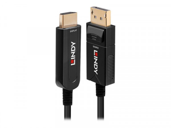 LINDY DP 1.2 auf HDMI 18G AOC Kabel, 20m