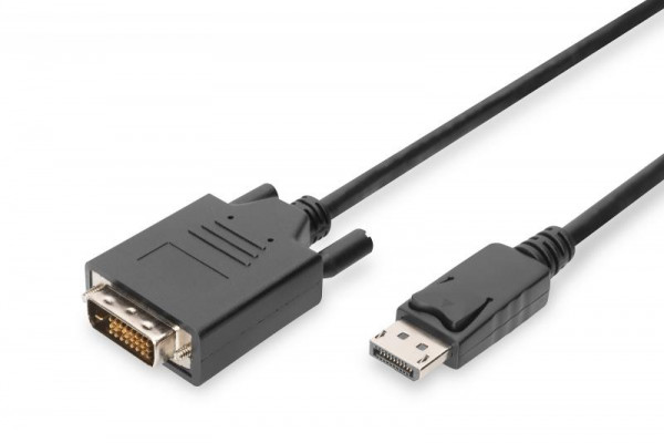 DIGITUS DisplayPort Adapterkabel, 3m, schwarz