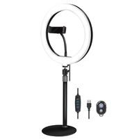LogiLink Smartphone-Ringlicht-Stativ m. Fernauslöser,DM 25cm