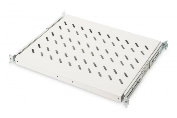 DIGITUS Fachboden 1HE 30x483x385mm bis 25kg grau ausziehbar