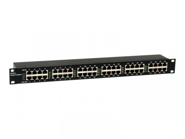 LevelOne Switch 24 Port ESP-2400 PoE 6kV 30W 19"Sp. Schutz