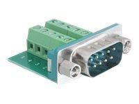 Adapter Delock Terminalblock 10Pin -> D-Sub9 Stecker