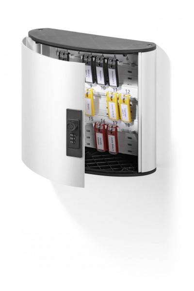 DURABLE Schlüsselkasten KeyBoxCode18 Zahlenschloss silber