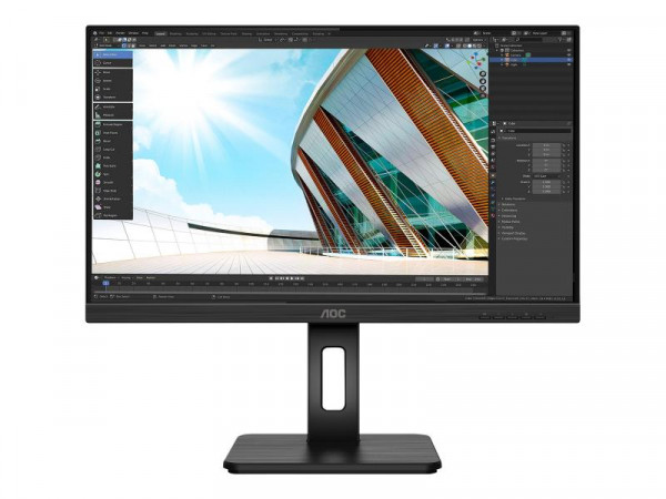 AOC 60,5cm (23,8") 24P2Q 16:09 DVI+HDMI+DP+USB IPS black