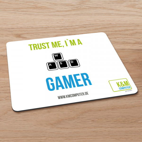 Mauspad K&M "TRUST ME, I'M A GAMER" 