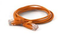 Wantec Patchkabel UTP CAT6a d=2,8mm 0,20m orange