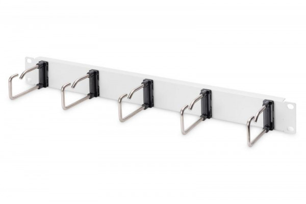 DIGITUS Kabelrangierpanel mit Stahlbügeln 19"-Schränke 1HE