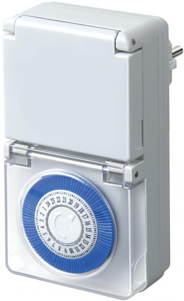 Tages-Zeitschaltuhr Brennenstuhl MMZ 44 IP44 weiss