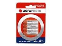 AgfaPhoto Batterie Alkaline Power -AA LR06 Mignon 4St.