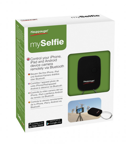 MySelfie Hauppauge Fernauslöser iPhone/iPad-Kamera+KeyFin