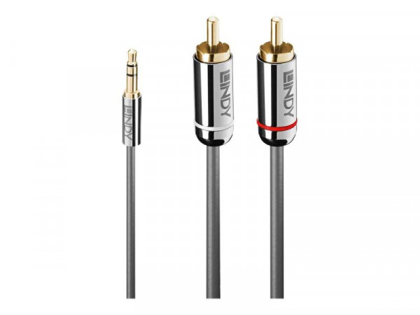 Lindy Audiokabel an Phono 3.5mm Cromo line 3m
