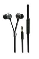 2GO In-Ear Stereo-Headset "Luxury" - anthrazit Zipper-Style