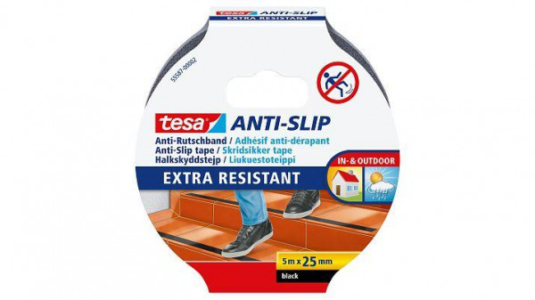 tesa Anti-Rutschband 5m 25mm transparent