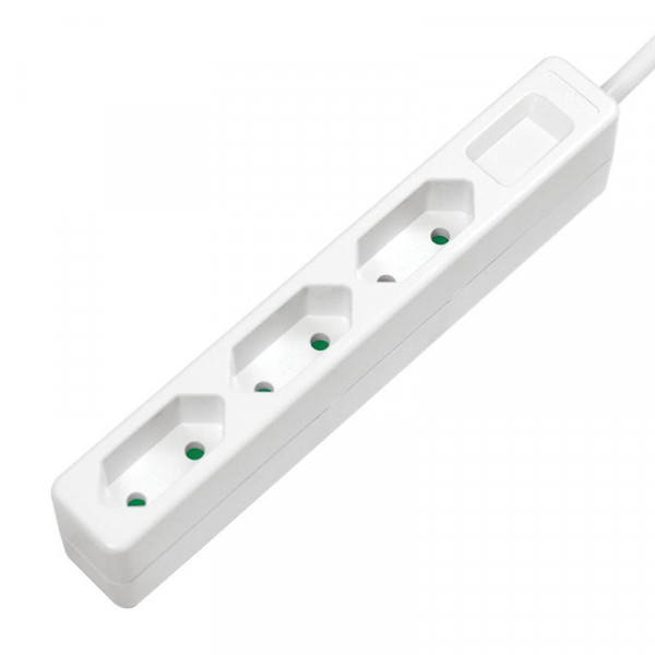 LogiLink Steckdosenleiste 3-fach für Eurostecker, 1,5M weiß