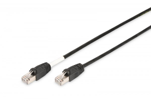 DIGITUS Patchkabel Cat6 S/FTP 2xRJ45 10.0m schwarz Outdoor