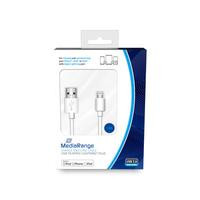 MediaRange Lade- & Datenkabel USB 2.0 auf Apple Lightning 1m