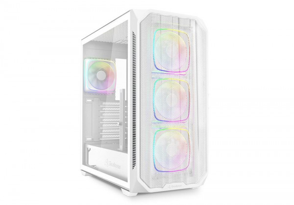 Sharkoon Gehäuse AK5M RGB ATX 1xMetall weiß