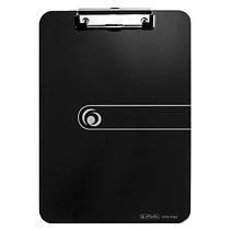 Herlitz Klemmbrett A4 PS schwarz opak 1er Packung