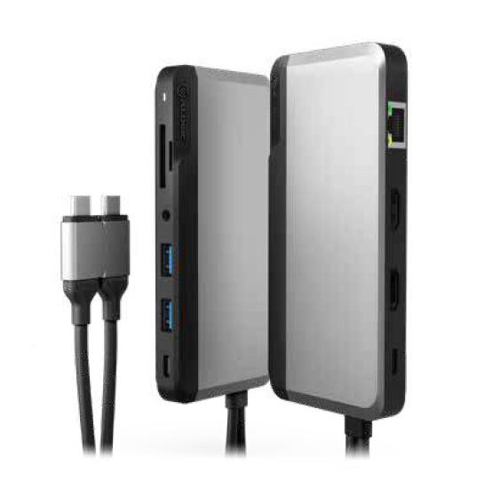 Alogic Dockingstation Twin Super Dock 10-in-1 Dual USB-C