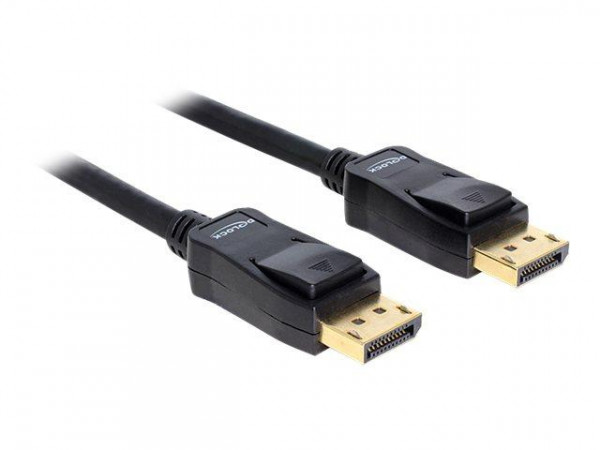 Displayport Kabel Delock DP -> DP St/St 5.00m schwarz