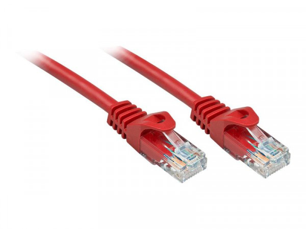 Lindy Patchkabel Cat6 U/UTP Basic rot 3.00m