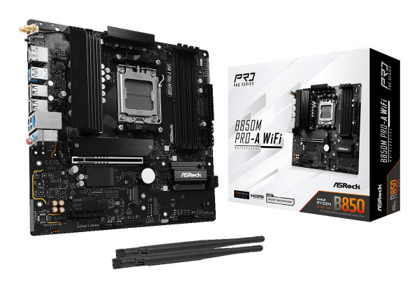 ASRock B850M Pro-A WiFi AM5 mATX HDMI/DP DDR5