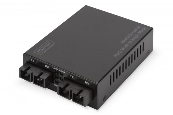 DIGITUS Medienkonverter Gigabit Multimode/ Singlemode, SC/SC