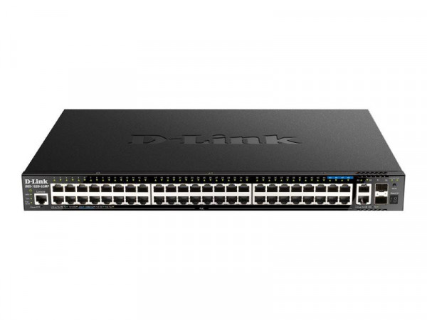 Switch 440mm D-Link DGS-1520-52MP 2*SFP+/2*XE/44*GE PoE