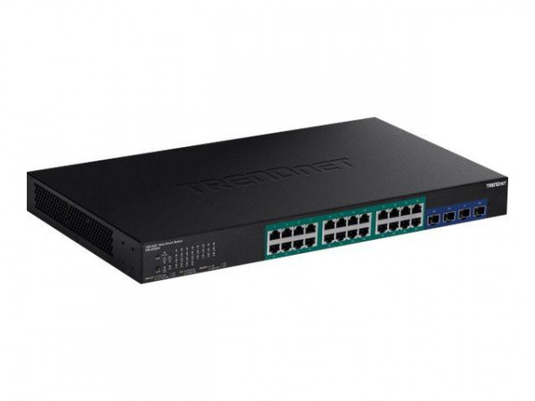 TRENDnet 28-Port Gigabit Web Smart PoE+ Switch w.10G SFP+