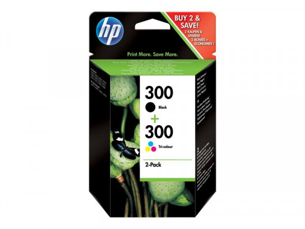 Valuepack HP Nr.300 (bk/cy/ma/ye) 200 Seiten