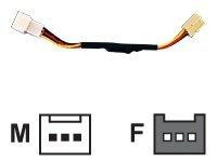 Revoltec 12V auf 9,5V Spannungsadapter 3-pin Molex