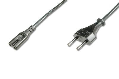 DIGITUS Europäisches Netzanschlusskabel, 1,8m, schwarz