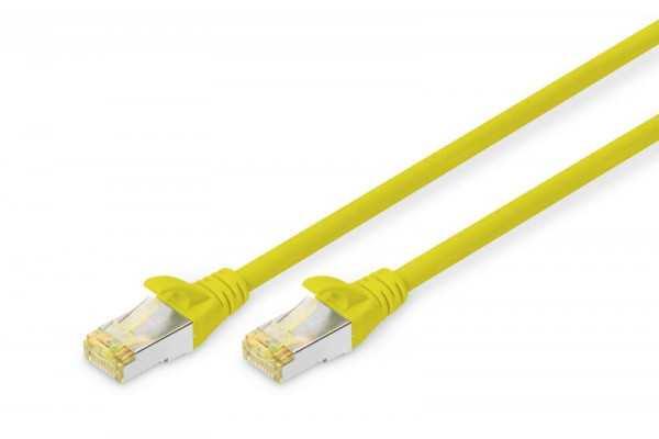 DIGITUS CAT 6A S/FTP Patchkabel, 1m, gelb