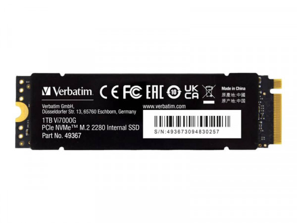 SSD 1TB Verbatim Vi7000 Internal PCIe NVMe M.2