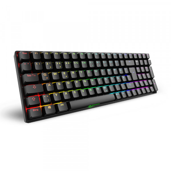 Sharkoon Gaming Tastatur Skiller SGK50S2 schwarz-gelb DE